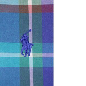 POLO RALPH LAUREN PLAID BLAKE/ REGULAR FIT 100% COTTON SHIRT Sz SMALL, S